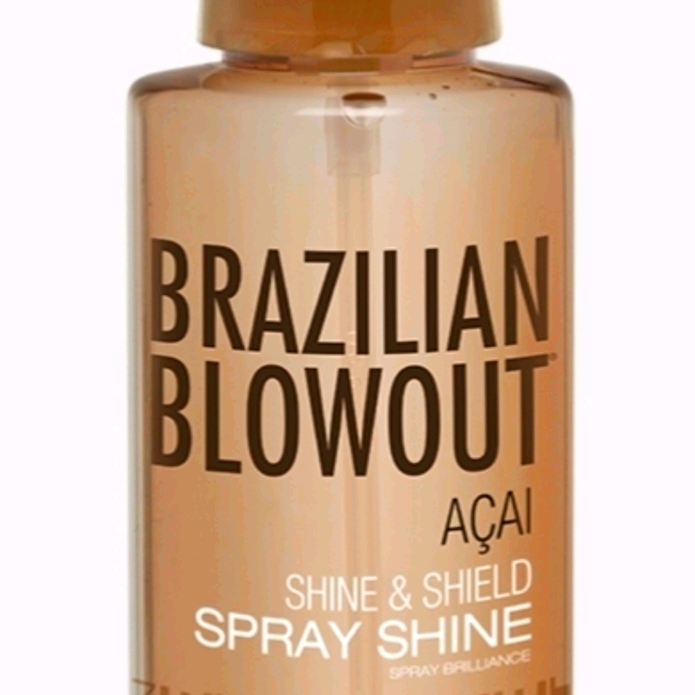 Brazilian Blowout shine and shield spray shine